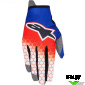 Перчатки RADAR FLIGHT GLOVES RED BLUE WHT